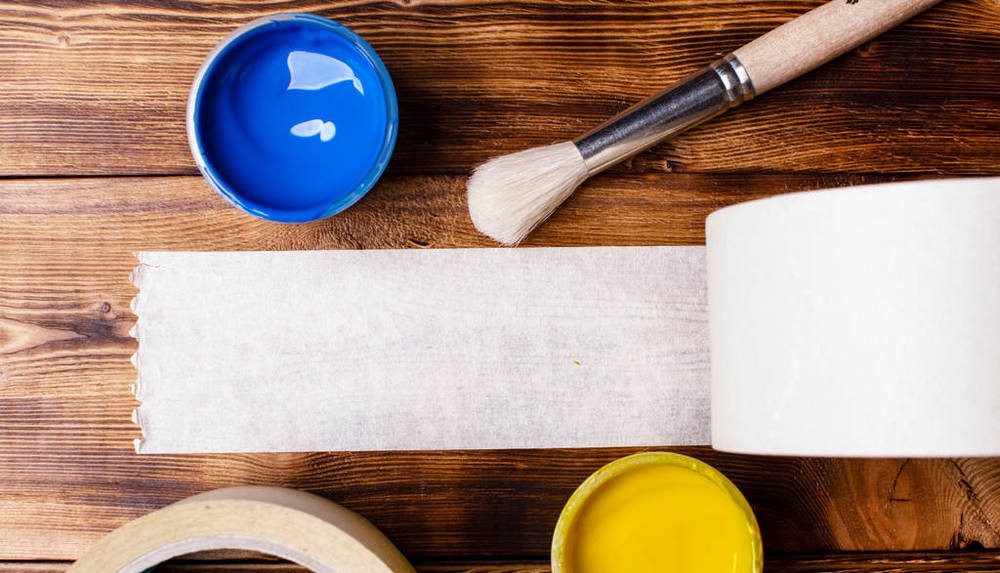 How To Use Masking Tape in painting works 