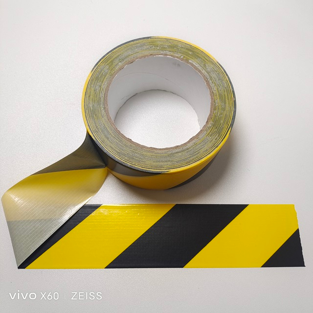 PE Cloth Warning Tape for Floor Demarcation Use